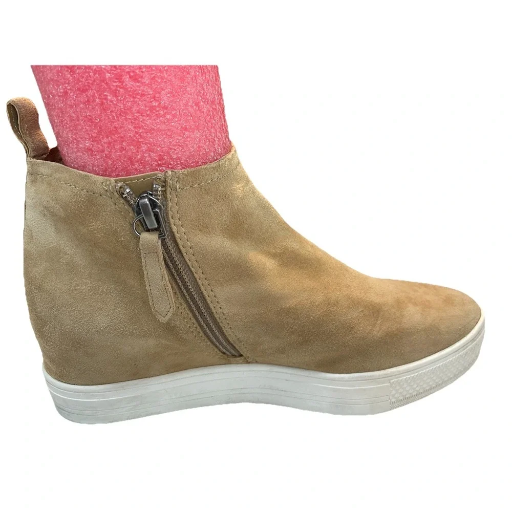 Caslon Aidy Womens Boots Size 7M Waterproof Leather Fall Classic Zip Earthy Prep